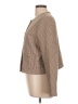 Ann Taylor LOFT Houndstooth Brown Jacket Size L - photo 5