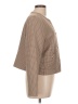 Ann Taylor LOFT Houndstooth Brown Jacket Size L - photo 4