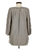 Max Studio 100% Silk Gray 3/4 Sleeve Silk Top Size M - photo 2