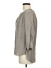 Max Studio 100% Silk Gray 3/4 Sleeve Silk Top Size M - photo 5