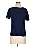 Tahari 100% Polyester Blue Short Sleeve Top Size S - photo 1