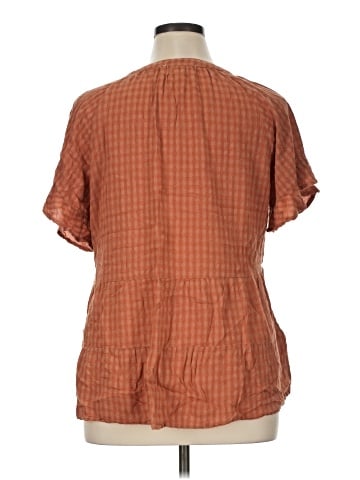 Umgee Short Sleeve Blouse (view 2)