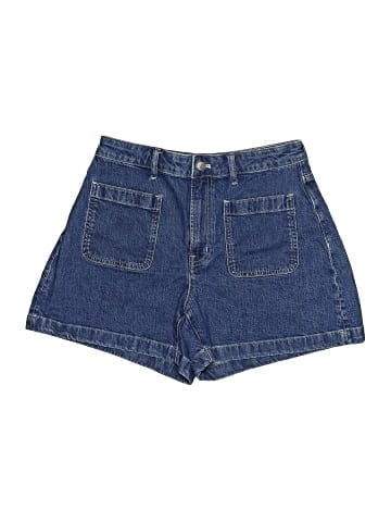 Madewell The Curvy Denim Emmett Short in Woodston Wash: Patch Pocket Edition (view 1)