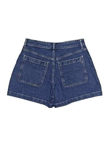 Madewell The Curvy Denim Emmett Short in Woodston Wash: Patch Pocket Edition (view 2)