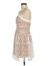 Self-Portrait 100% Polyester Ivory Cocktail Dress Size 8 - photo 5