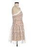 Self-Portrait 100% Polyester Ivory Cocktail Dress Size 8 - photo 4