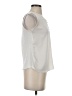 Express 100% Polyester Ivory Sleeveless Blouse Size S - photo 4