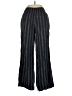 Illa Illa 100% Rayon Stripes Black Casual Pants Size S - photo 2