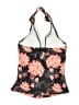 Unbranded Floral Orange Black Swimsuit Top Size XL - photo 2