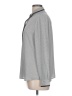 Ann Taylor LOFT 100% Polyester Houndstooth Gray Long Sleeve Blouse Size Lg Petite - photo 5