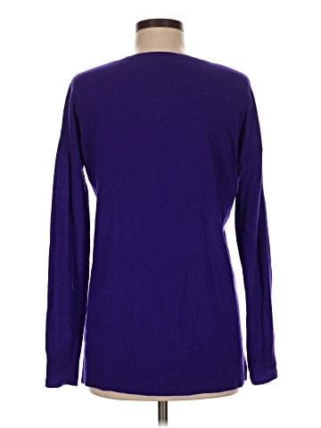 Aqua Cashmere Pullover Sweater (view 2)