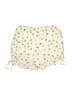 Hem & Thread 100% Rayon Hearts Ivory Shorts Size M - photo 2