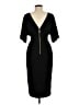Alexia Admor Solid Black Cocktail Dress Size M - photo 2