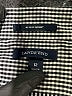 Lands' End 100% Baumwolle Houndstooth Gray 3/4 Sleeve Button-Down Shirt Size 12 - photo 7
