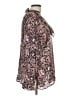 J.Jill 100% Rayon Paisley Pink Long Sleeve Blouse Size L - photo 4