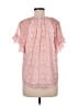 Allison Joy 100% Polyester Pink Short Sleeve Blouse Size M - photo 2