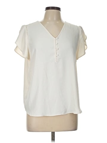Ann Taylor LOFT Short Sleeve Blouse (view 1)