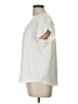 Ann Taylor LOFT 100% Polyester Ivory Short Sleeve Blouse Size Lg Petite - photo 5