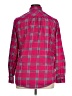 Lands' End 100% Cotton Plaid Pink Long Sleeve Button-Down Shirt Size 14 (tall) - photo 2