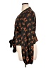 Topshop 100% Polyester Black Long Sleeve Blouse Size 14 - photo 5