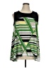 Alfani 100% Polyester Green Sleeveless Blouse Size 1X - photo 1