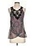 Guess 100% Polyester Gray Sleeveless Blouse Size XS - photo 1