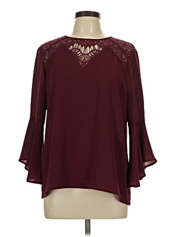 41Hawthorn 3/4 Sleeve Blouse (view 1)