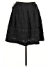 Theory 100% Silk Solid Black Silk Skirt Size 10 - photo 1
