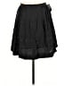 Theory 100% Silk Solid Black Silk Skirt Size 10 - photo 2