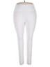 Feathers Solid White Active Pants Size 2X - photo 1
