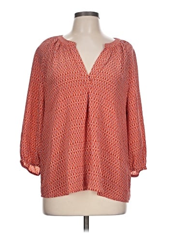 Joie 3/4 Sleeve Silk Top (view 1)