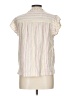 Sanctuary Stripes Ivory Short Sleeve Blouse Size L - photo 2