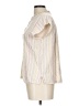 Sanctuary Stripes Ivory Short Sleeve Blouse Size L - photo 5