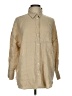 Zara Solid Tan Long Sleeve Button-Down Shirt Size L - photo 1