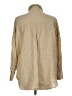 Zara Solid Tan Long Sleeve Button-Down Shirt Size L - photo 2