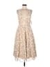 Eliza J 100% Polyester Tan Cocktail Dress Size 6 - photo 1