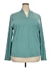 Talbots Outlet Teal Long Sleeve T-Shirt Size 3X - photo 1