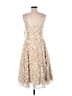 Eliza J 100% Polyester Tan Cocktail Dress Size 8 - photo 2
