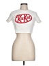 Zara White Short Sleeve Turtleneck Size L - photo 1