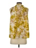 Joie 100% Polyester Yellow Sleeveless Blouse Size S - photo 2