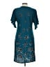 Apt. 9 Teal Casual Dress Size L - photo 2