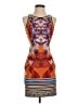 Clover Canyon Graphic Orange Cocktail Dress Size S - photo 1