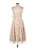 Eliza J 100% Polyester Tan Cocktail Dress Size 8 - photo 2