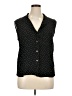 Chico's Design 100% Rayon Polka Dots Black Sleeveless Button-Down Shirt Size XL (3) - photo 1