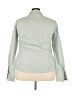 Doublju 100% Polyester Green Long Sleeve Blouse Size 3X - photo 2