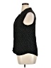 Chico's Design 100% Rayon Polka Dots Black Sleeveless Button-Down Shirt Size XL (3) - photo 5