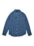 Janie and Jack 100% Cotton Checkered-gingham Blue Long Sleeve Button-Down Shirt Size 10 - photo 1