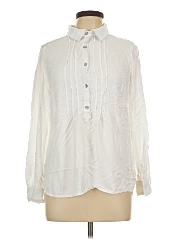 Vintage America Blues Long Sleeve Blouse (view 1)