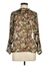 Zara Floral Brown 3/4 Sleeve Blouse Size M - photo 1