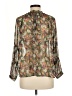 Zara Floral Brown 3/4 Sleeve Blouse Size M - photo 2